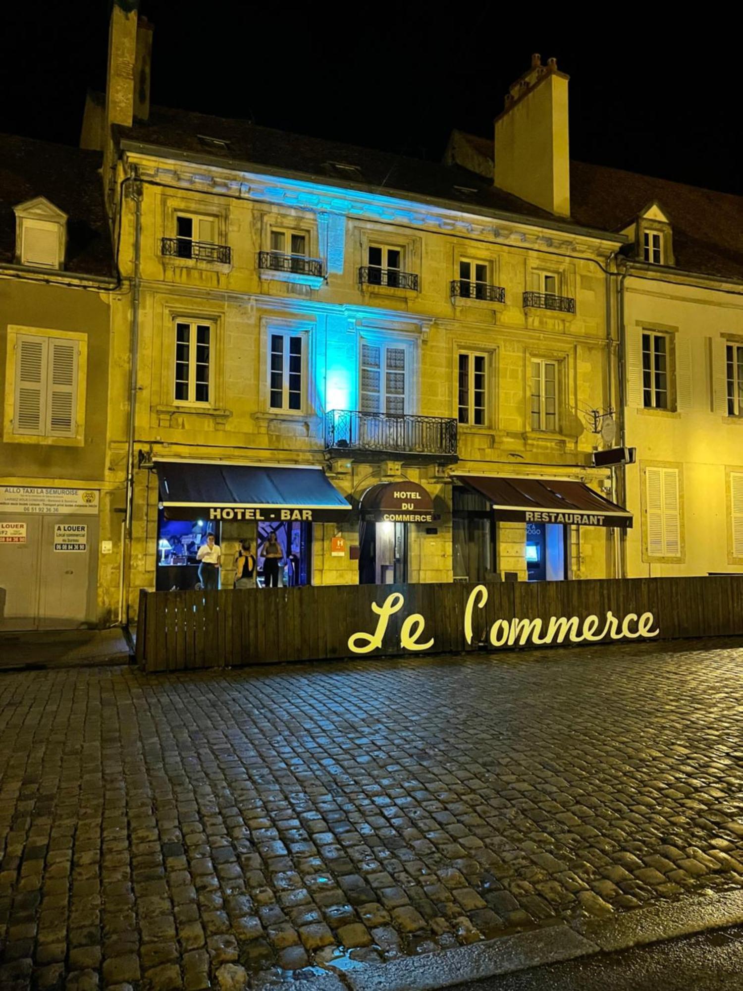 Hotel Du Commerce Semur-en-Auxois Eksteriør bilde